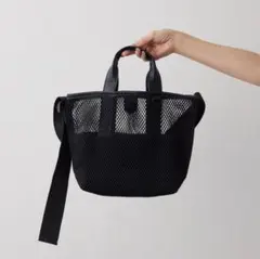 美品】イアパピヨネ ダイヤメッシュ 2WAY トートバッグ Lサイズ