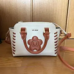 MARY QUANT かがりステッチデイジー 2WAYミニトート