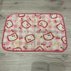 ハローキティ チェック柄マット