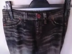 ブラックジーンズ柄レギンス