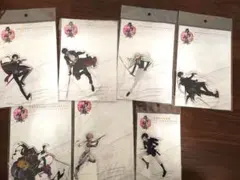 刀剣乱舞　五周年記念祝画　アクリルキャラスタンド　7個セット