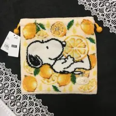 フェイラー　スヌーピー シトロン　巾着　新品未使用品 FEILER - 新品☆フェイラー×スヌーピー 巾着 シトロン柄の通販