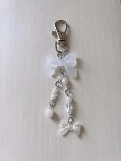 ハンドメイド　ビーズキーホルダー　ストラップ