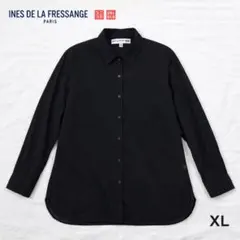 UNIQLO イネス シアーシャツ 長袖 ブラック XL