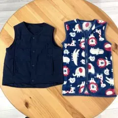 無印良品、西松屋 スリーパー 110cmサイズ 2着セットまとめ売り