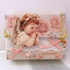 蛇腹ファイル おすそ分け ハンドメイド チェーン付き322番