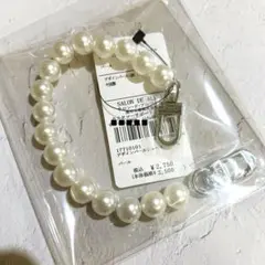 SALON DE ALFURD デザインパール ショートハンドル ストラップ