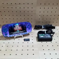 動作品/点検・整備済み psp3000 本体 バイブラントブルー（付属品あり）