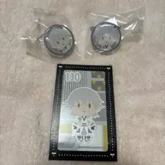 刀剣乱舞 フリューくじ E賞 御伴クリアバッジセット 鶴丸国永 2点