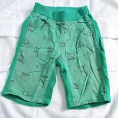 moujonjon ムージョンジョン動物柄 緑色パンツ90cm
