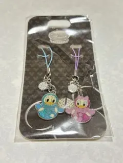 ドナルドダックとデイジーダック ストラップ2個セット