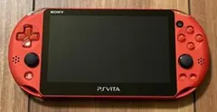 PSVita Wi-Fiモデル メタリック・レッド PCH-2000ZA26