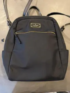 kate spade 黒 ナイロンリュック