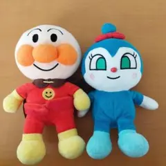 アンパンマンとコキンちゃん　ぬいぐるみ2個セット売り