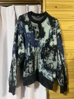 JACKROSE ニット セーター シャギー 総柄 Mのサムネイル