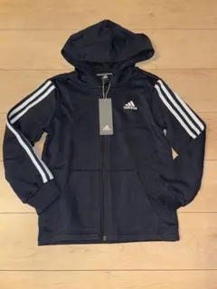 adidas フード付きジャージ 140cm ブラック