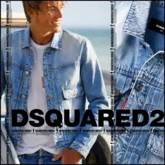 新品未使用 DSQUARED2 希少ロゴ デニムジャケット Gジャン ブルー 2026年最新】DSQUARED2 メンズ Gジャン・デニムジャケットの人気