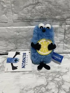 パペットスンスン　ぬいぐるみマスコット　　フルーツver.　スンスン　レモン　⑦