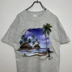 ヴィンテージ Tシャツ デカロゴ　サイズ実寸　油絵　デッサン　古着ミックス　古着