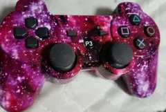 PS3ワイヤレスコントローラー 宇宙柄　ジャンク