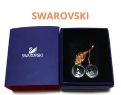 スワロフスキー チェリー クリスタルブローチ SWAROVSKI