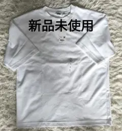 新品未使用 UNIQLO U エアリズムコットンオーバーサイズTシャツ5分袖 L