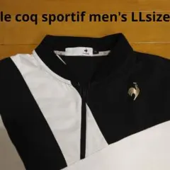 le coq sportif men'sジップポロシャツ LLsize