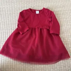 H&M レッド ワンピース 4-6M