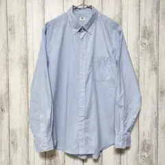 ユニクロ (M)　エクストラファインコットン　ブロードシャツ　ボタンダウン