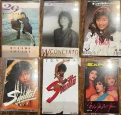 カセットテープ 6本セット 椎名恵 中村由真 シニータ　エクスポゼ