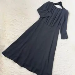 美品✨マッキントッシュフィロソフィー ライトビエラワンピース 36 ピンタック
