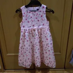 BeBe 花柄 ノースリーブドレス 120