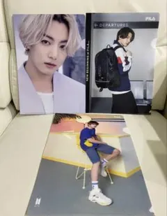 BTS JUNG KOOK FILA クリアファイルセットのサムネイル