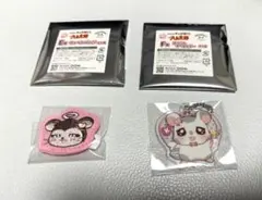 とっとこハム太郎 キャラ福くじ E賞 ワッペンバッジ F賞 アクリルキーホルダー