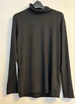 タートルネック　インナー　黒　LLサイズ　レディース