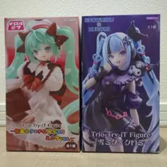 初音ミク×チロルチョコ 雪ミク×クロミ フィギュアセット