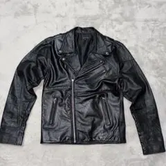 【本革】SHIMOKITAZAWA RINGO ダブルライダースジャケット S