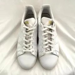 【美品】adidas Stan Smith ホワイト ゴールドロゴ　29cm