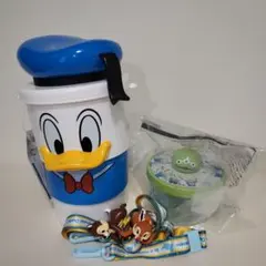 ドナルド　ポップコーンバケツ・リトルグリーンまん容器