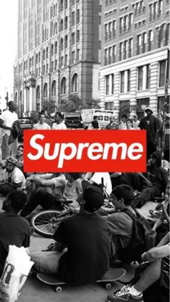 新品 supreme アートポスター パロディー