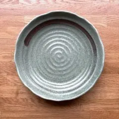 有吉窯　グリーン　大皿