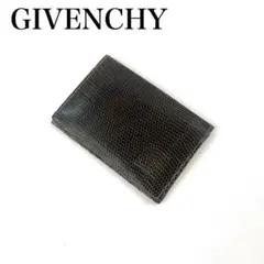 美品✨ GIVENCHY ジバンシー 名刺入れ パスケース 定期 リザード型押しのサムネイル