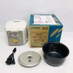 動作品 タイガー マイコン炊飯ジャー JAI-R551 ホワイト m2149のサムネイル