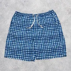 MARNI UNIQLO 希少サイズ ショートパンツ チェック 青 バギーのサムネイル