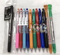 スヌーピー ボールペン ネームペン　名前ペン　など　12本