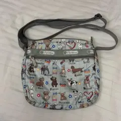 新品未使用LeSportsac 犬柄 ショルダーバッグ