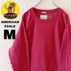 USA古着 AMERICAN EAGLE　スウェットM　レッド