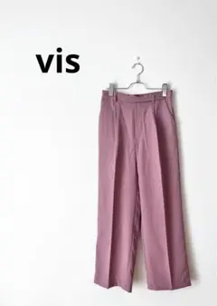 vis ビス　カジュアルパンツ　シンプル　ピンク