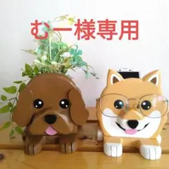 眼鏡置き　トイプードル、ポメラニアン