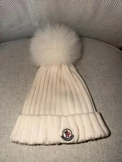 MONCLER モンクレール ニット帽 フォックスファー FOX - メルカリ
